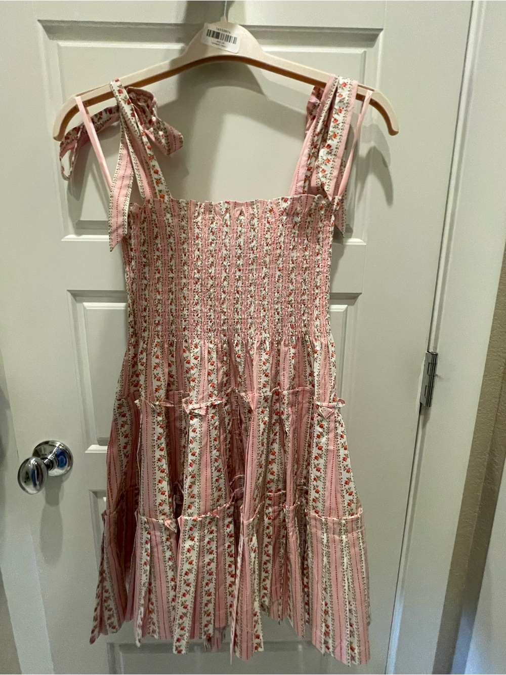 Hill House Home Charlotte Nap Mini Dress - Pink Floral - Picture 9 of 9